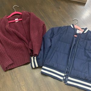 Uniform sweater and jacket